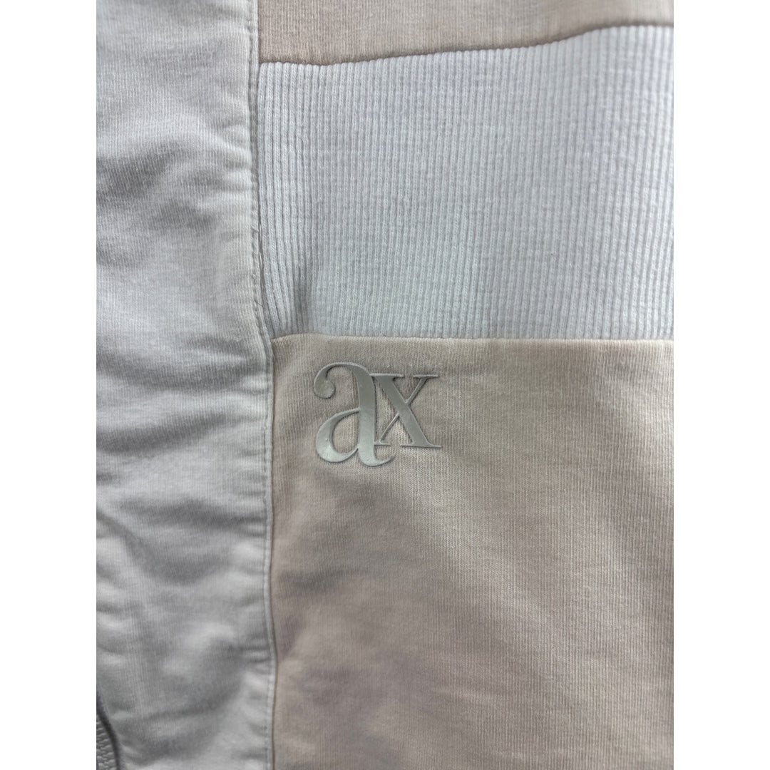 Women’s Armani Exchange XL Cream & White Colorblock Jacket