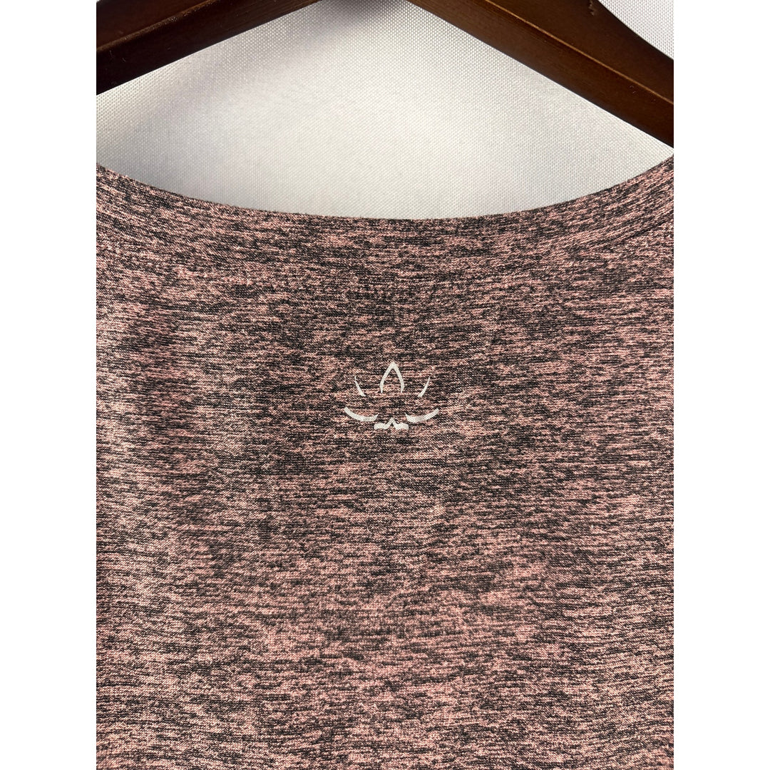 Women’s Beyond Yoga Small Brown & Black Pattern Sports Tank