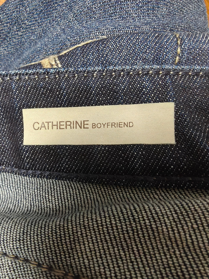 Womens KUT from the Kloth Catherine Boyfriend Jeans Dark Blue Size 14