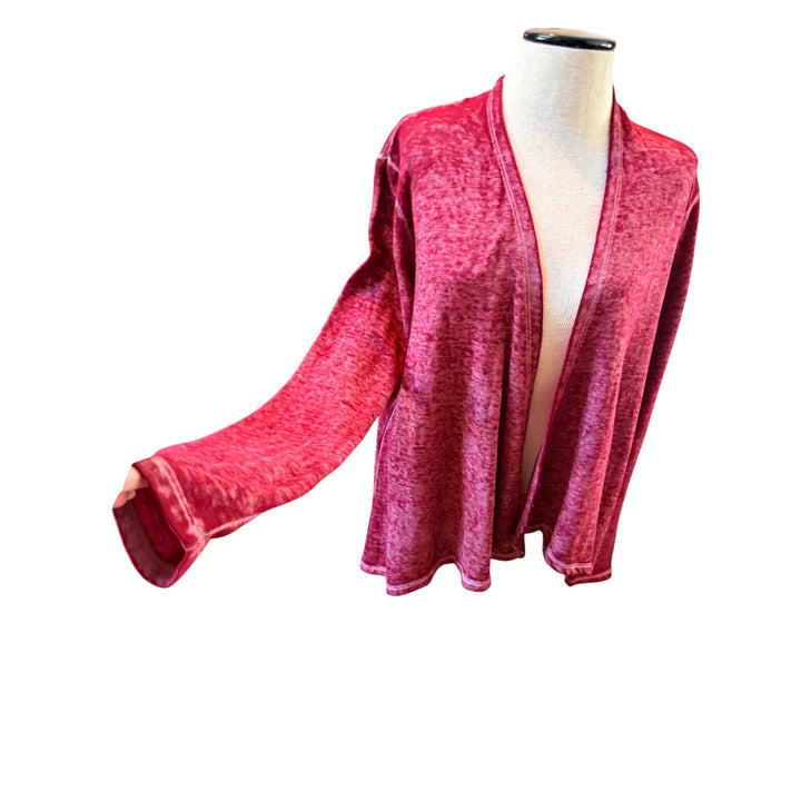 Maurices Maroon Cardigan Women&