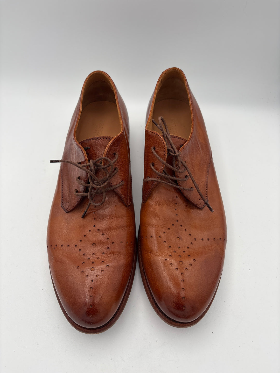Women’s Pantanetti Size 10 Brown Leather Dress Shoes