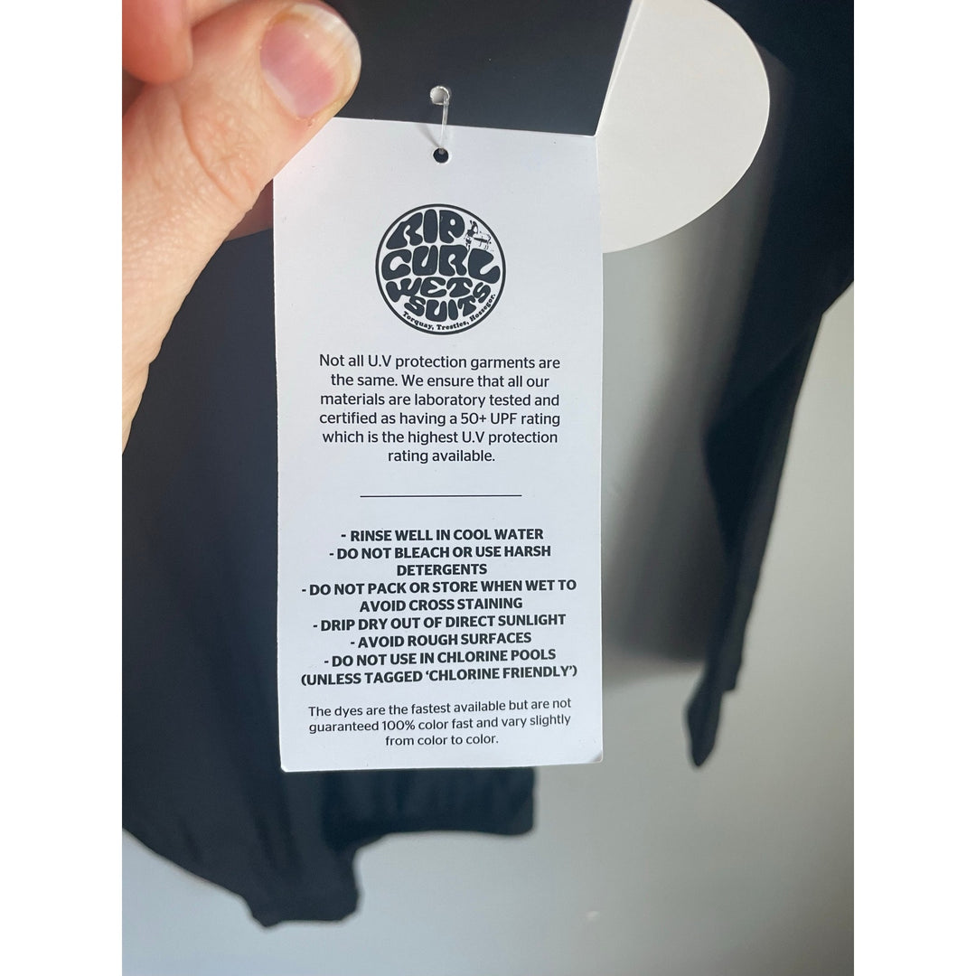 Rip Curl G Bomb Wet Suit Black Mock Neck NWT UPF 50+ Performance Fit Swim LA 6