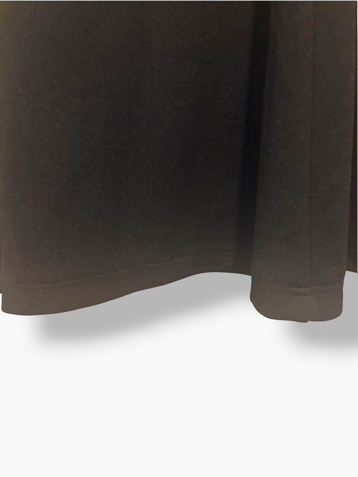 Dress Tells Black Cap Sleeve A-Line Fit Flare Dress Small Business Cocktail Chic