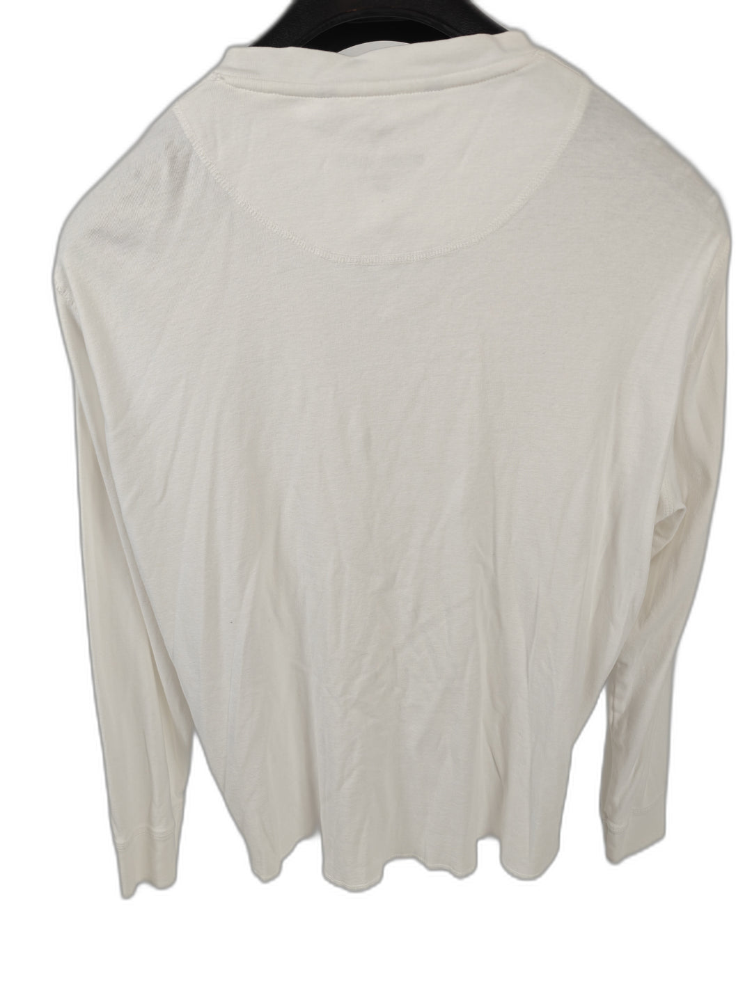Men’s H&amp;M L.O.G.G. Original Henley White XL Long Sleeve Shirt