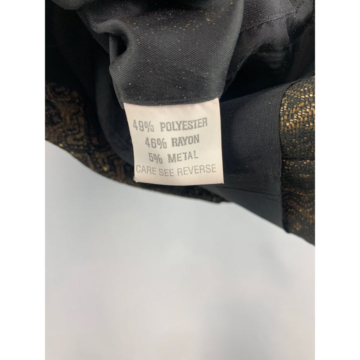 Women's Georgiou Studio Black & Gold Vest Size 8