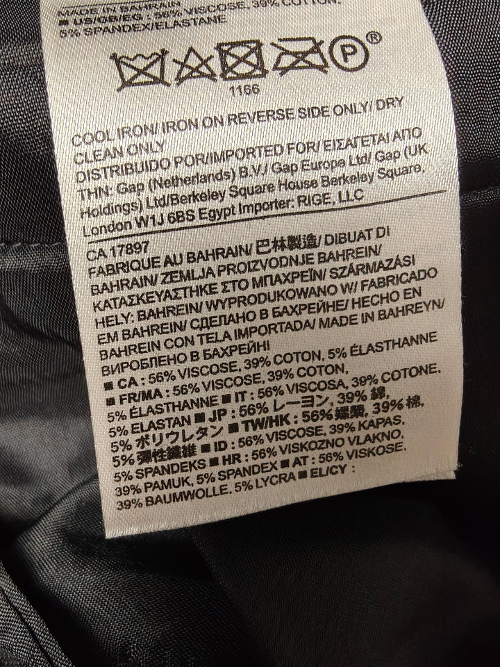 Womens Banana Republic Sloan Skinny Pants Black Size 14L