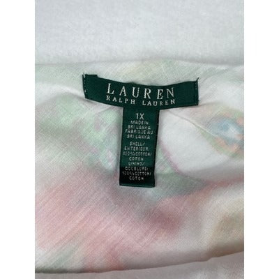 Lauren Ralph Lauren Womens Floral Paisley Tiered Skirt 1X