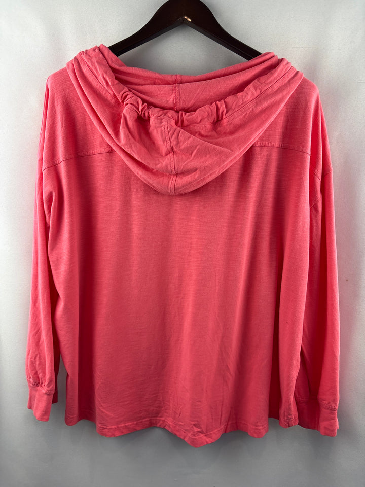 Women’s Belle Kim Gravel XL Pinky Orange Hoodie