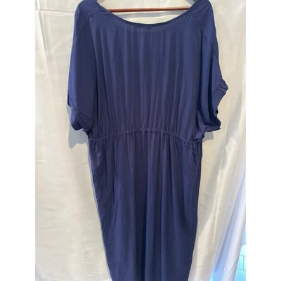In’ Voland Beach Pool Swimsuit Coverup Navy Blue Size 16W