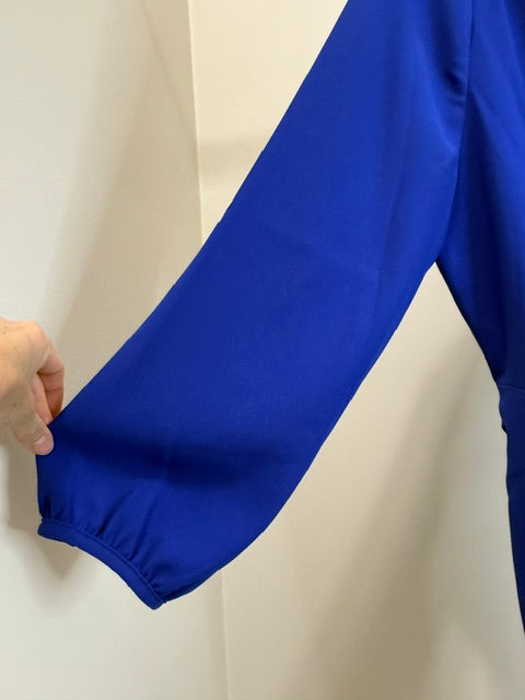 J.Crew Royal Blue Wrap Dress Sz14