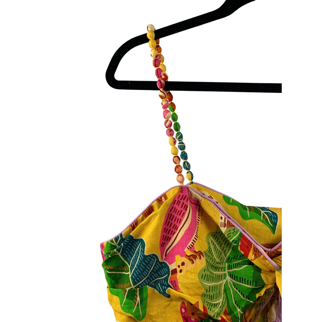 Women’s Farm Rio Tropical Inspired Beaded Top Size XL