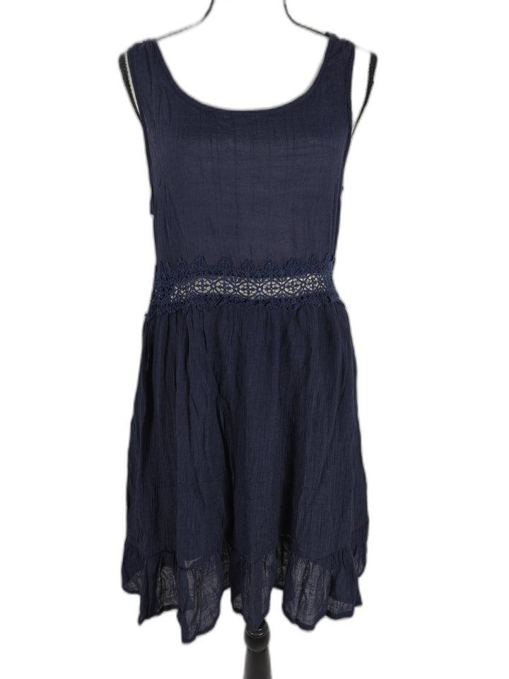 Women Blu Pepper Dress Navy Blue Size M