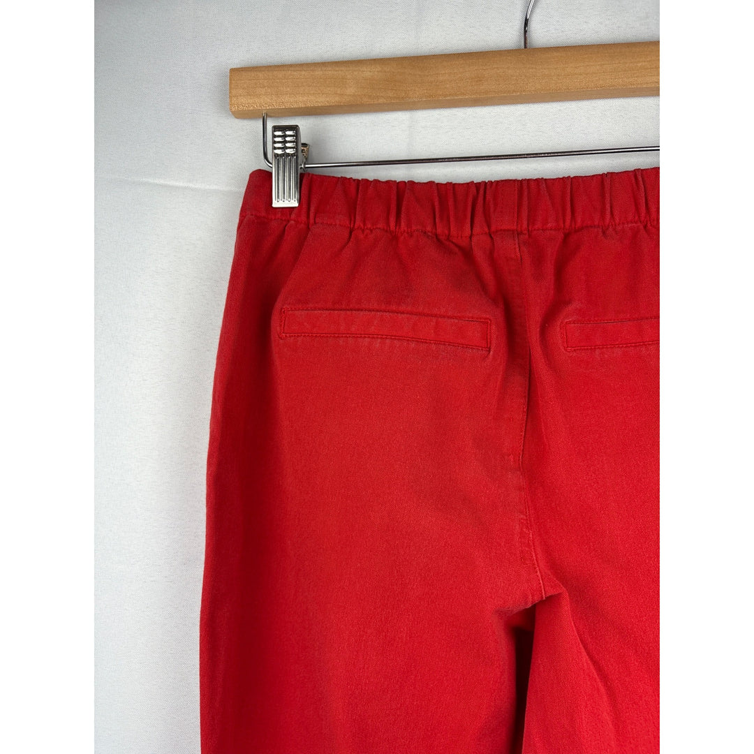 Isaac Mizrahi Live! Red Womens Pants 6P Cotton/Rayon/Spandex Blend