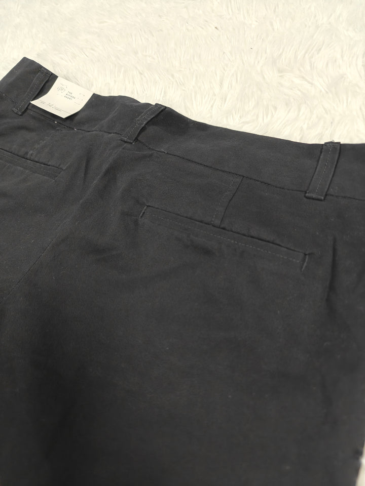 Womens Ann Taylor LOFT Riviera Shorts Black Stretch Cotton Mid Rise Size 14 NWT