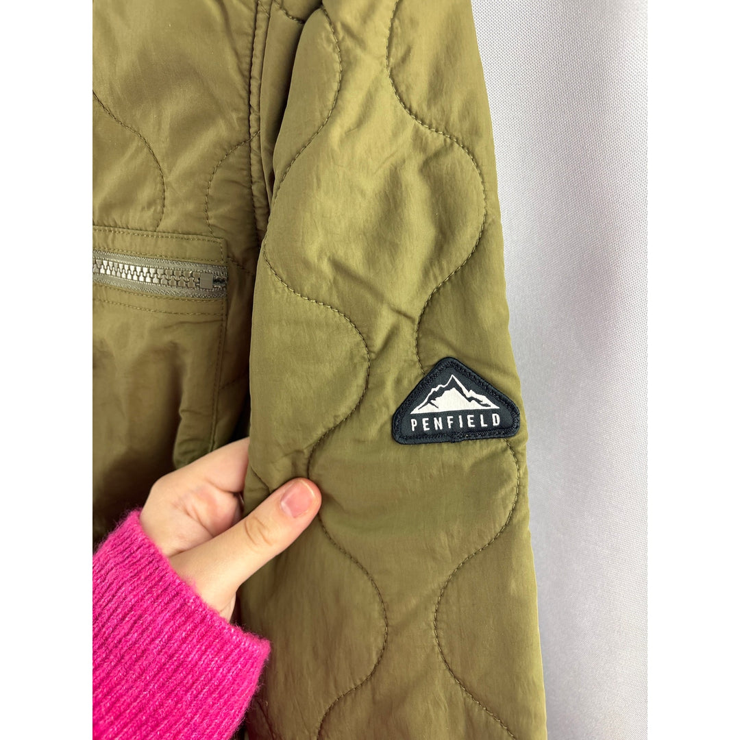 Women’s Penfield Medium Olive Green Quilted Puffer Jacket