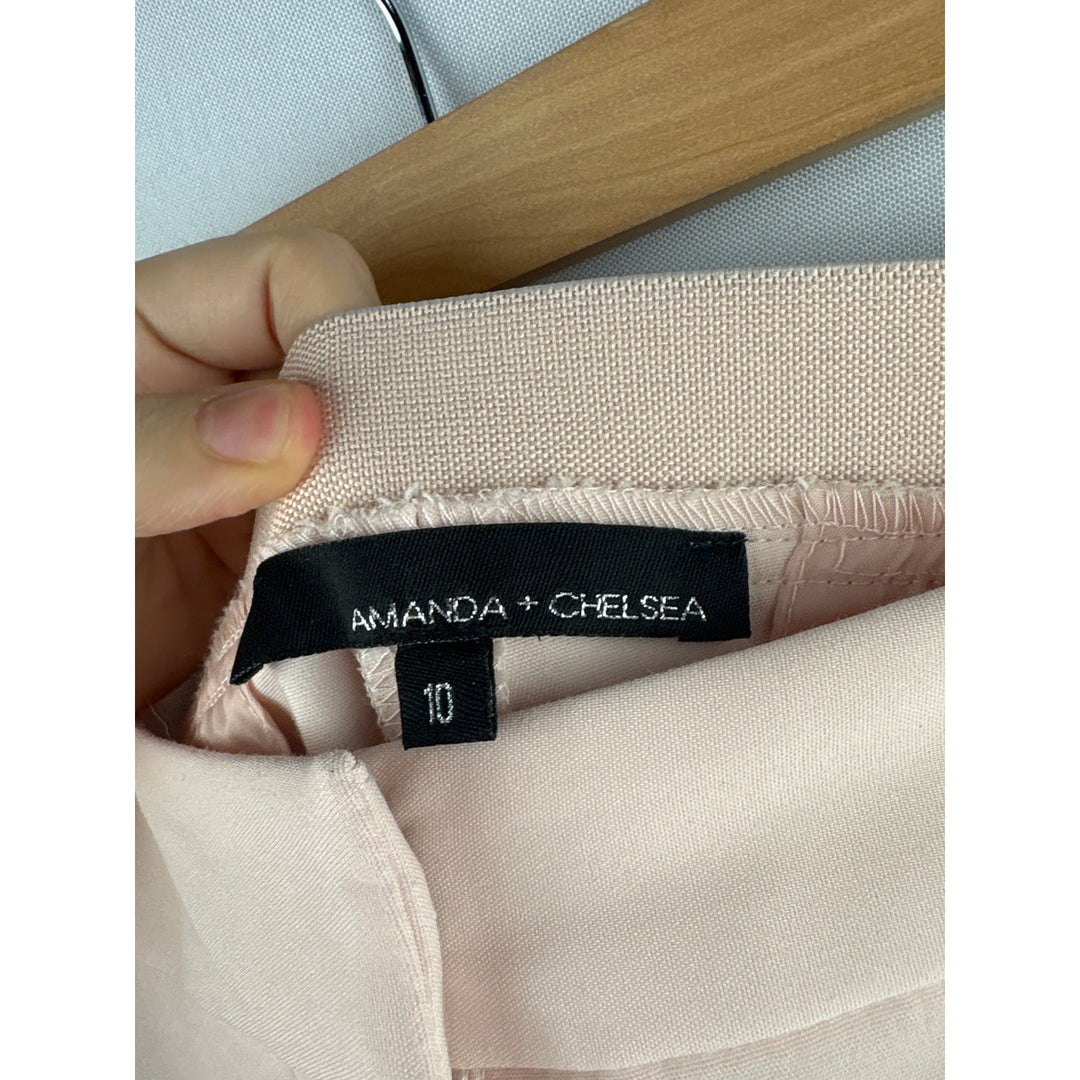 Women’s Amanda + Chelsea Size 10 Light Pink Capri Slacks
