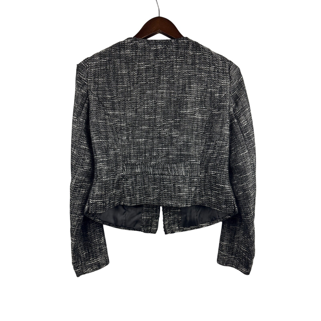 Women’s I.N.C Medium Black & White Blazer w/ Silver Beading