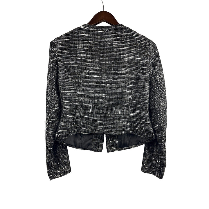 Women’s I.N.C Medium Black & White Blazer w/ Silver Beading