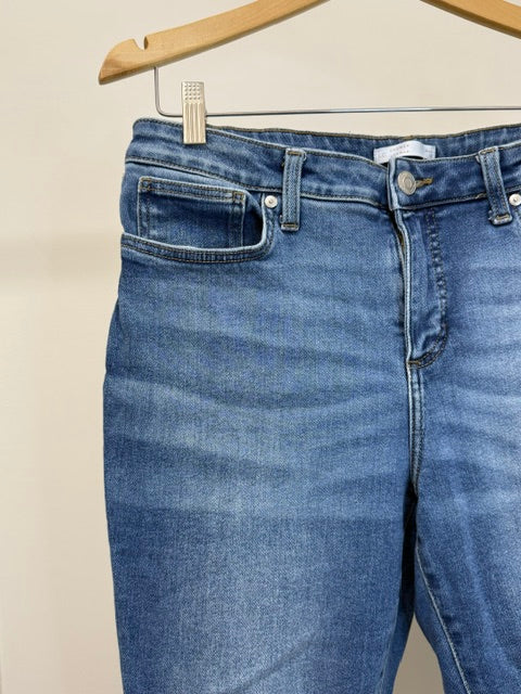 LC Lauren Conrad Skinny Jeans Distressed Raw Hem Sz14