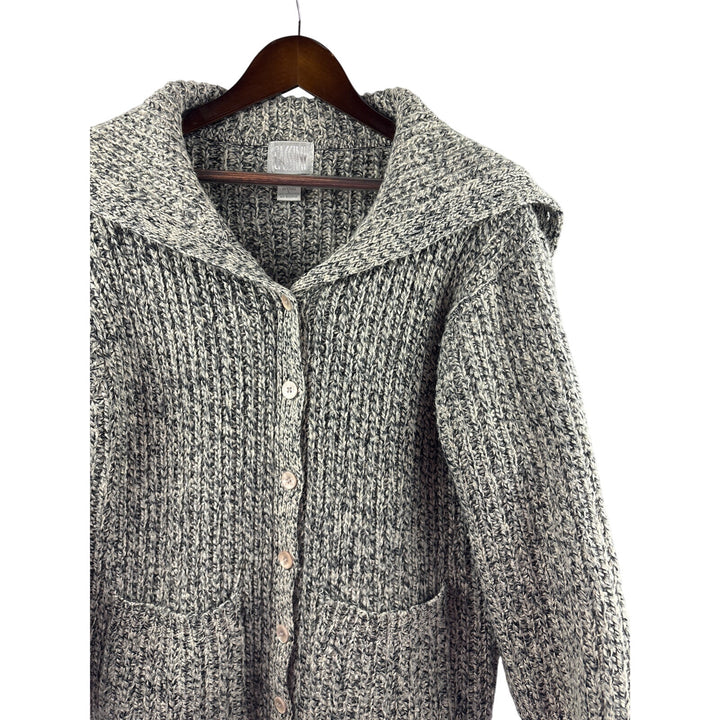 Women’s Cassini Large Gray Knit Cardigan