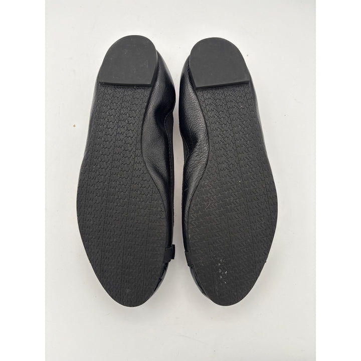 Women’s Michael Kors Size 8 Black Patent Leather Ballet Flats w/ Bow Detail
