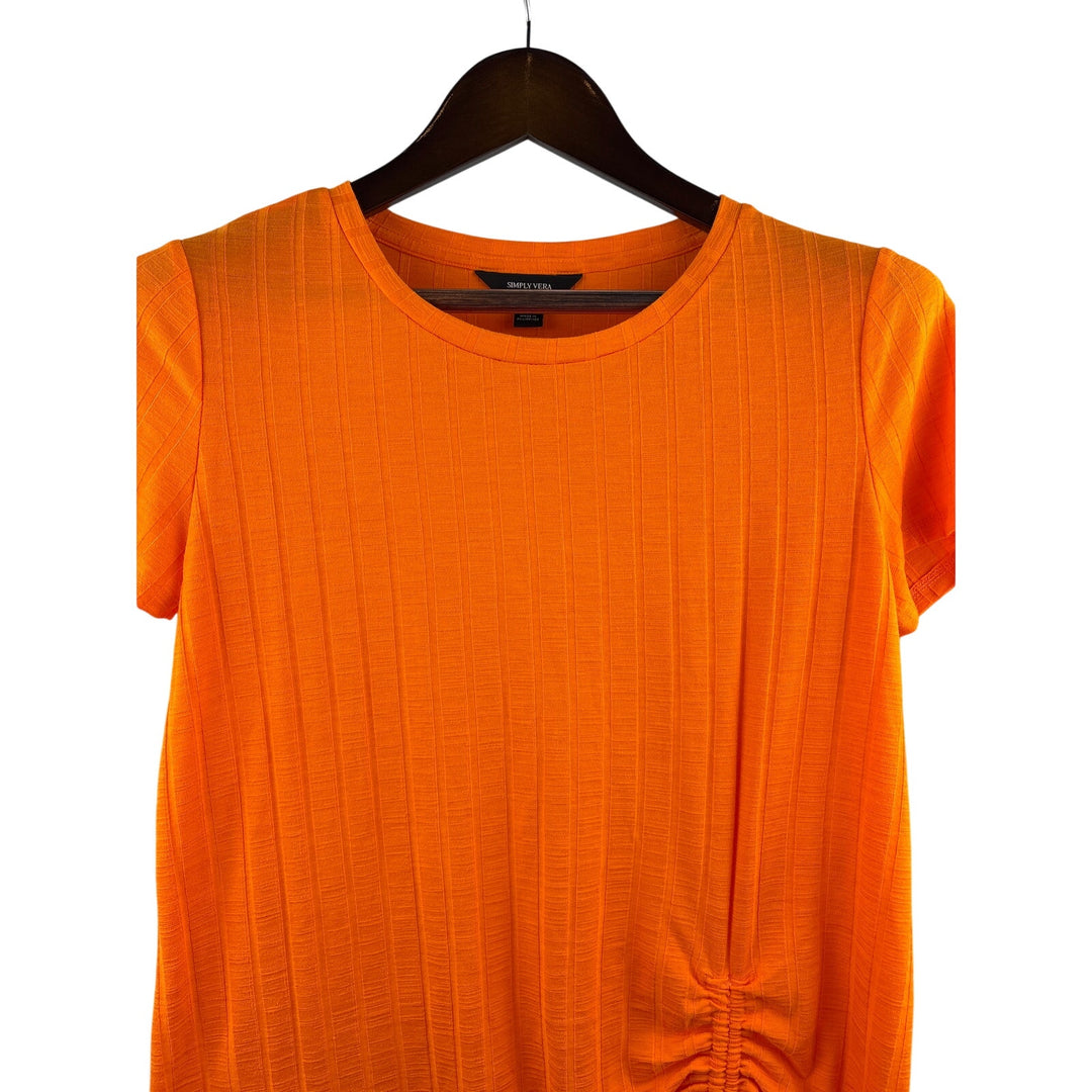 Women’s Simply Vera, Vera Wang Medium Bright Orange T-Shirt