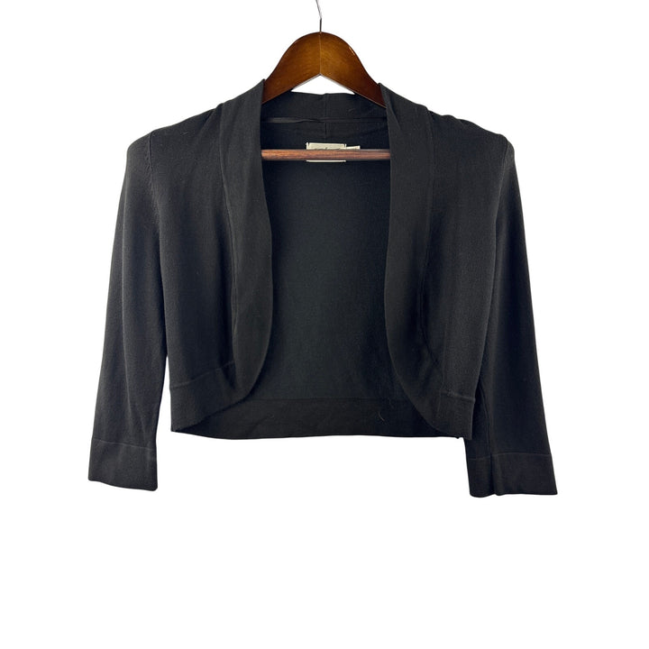 Women’s Eliza J Small Black Cropped Sweater