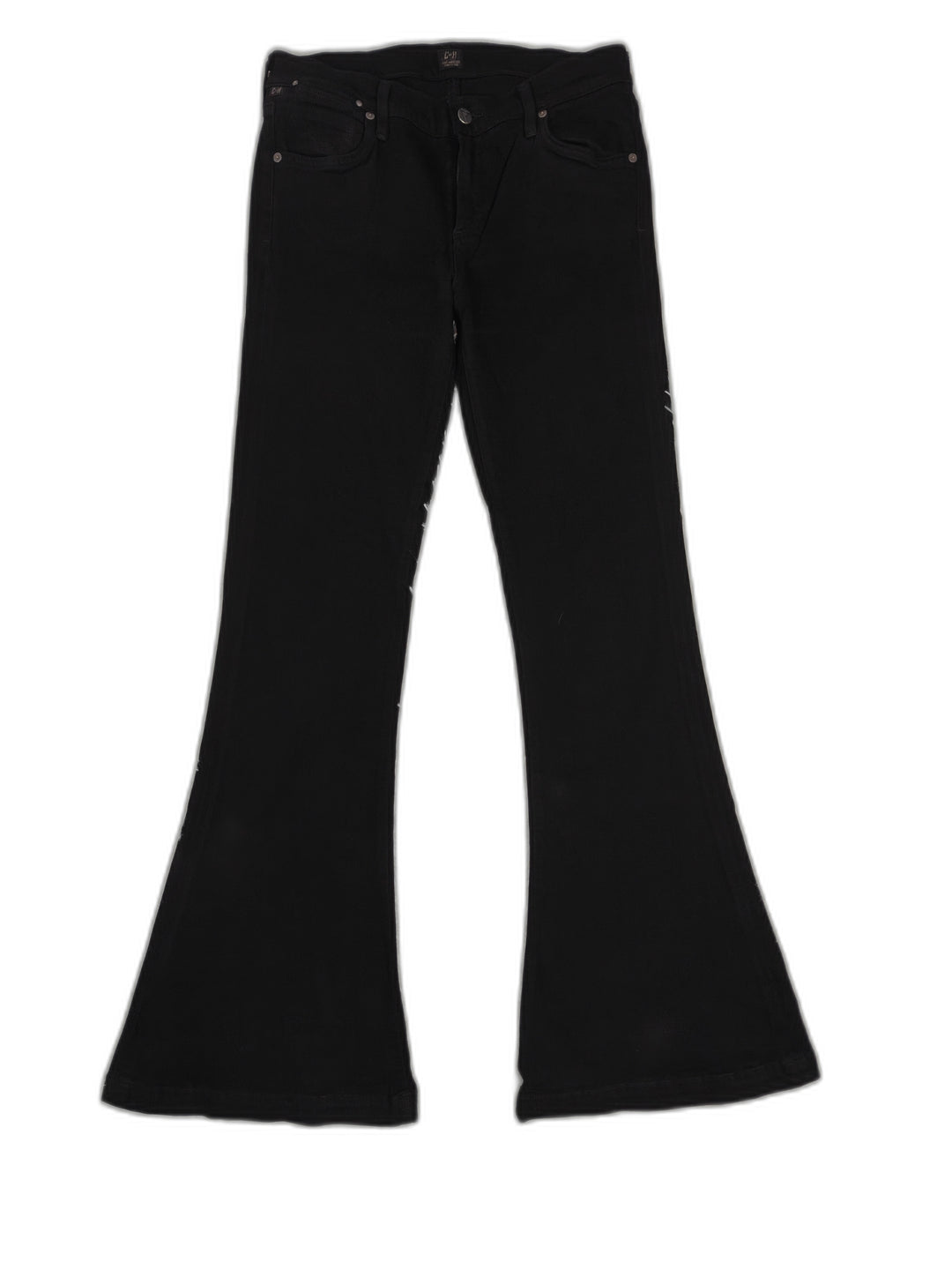 Citizens Of Humanity Womens Black Stretch Bootcut Flare Jeans Size 32