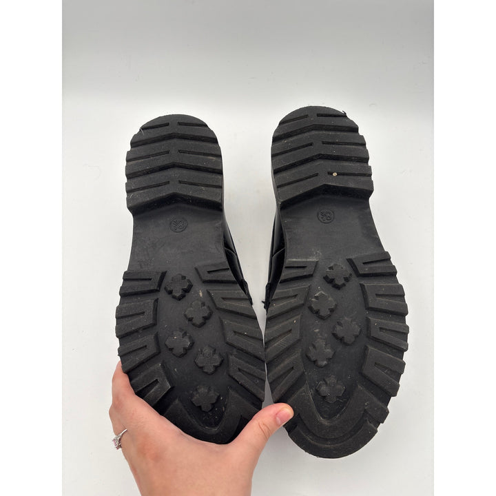 Women’s A New Day Size 8 1/2 Black Oxford Platform Mary Jane’s