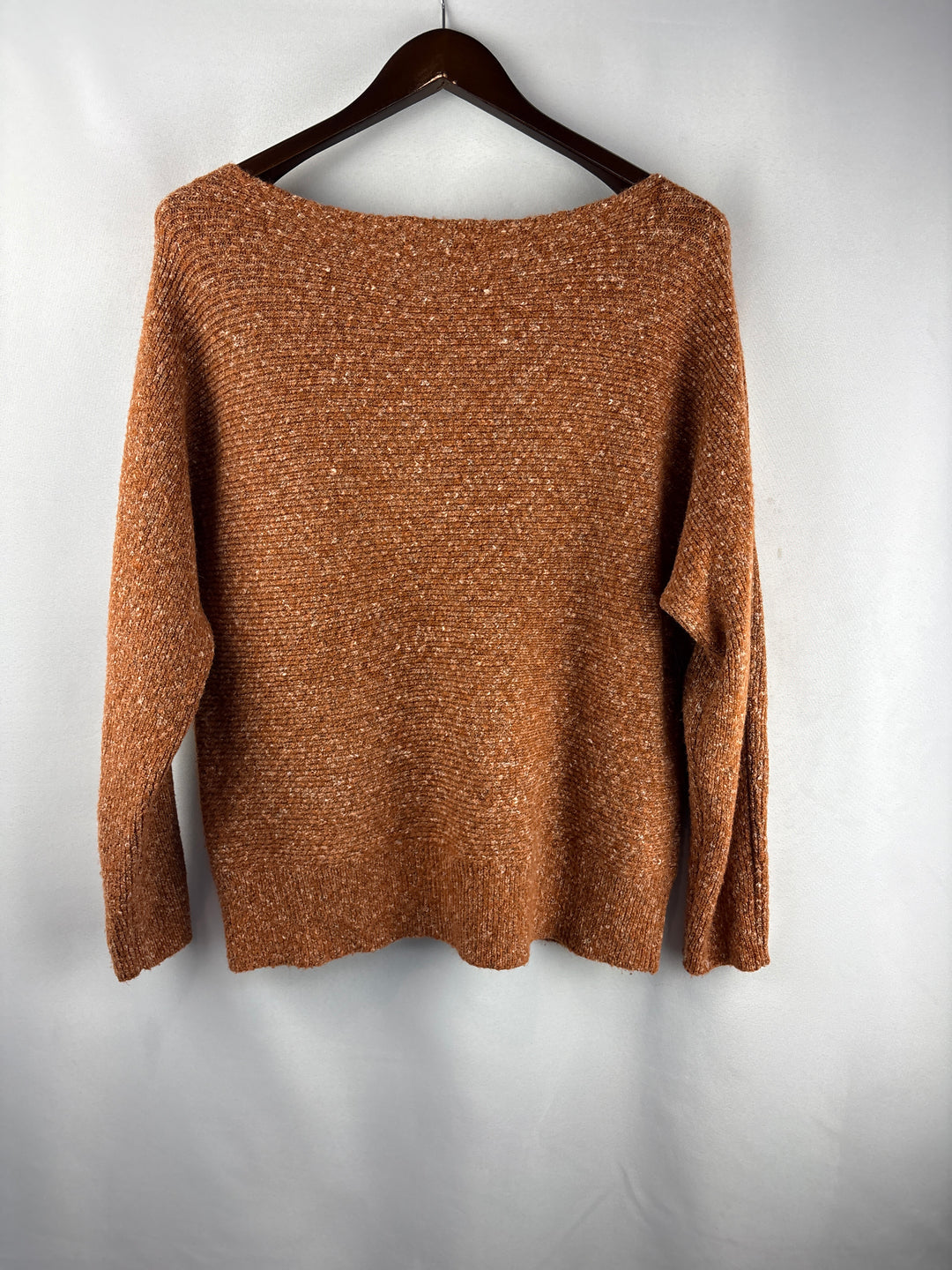 Women’s Treasure &amp; Bond XL Brown Off the Shoulder Sweater