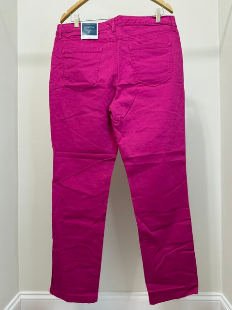 Charter Club Pink Lexington Straight Leg Pant NWT Sz16