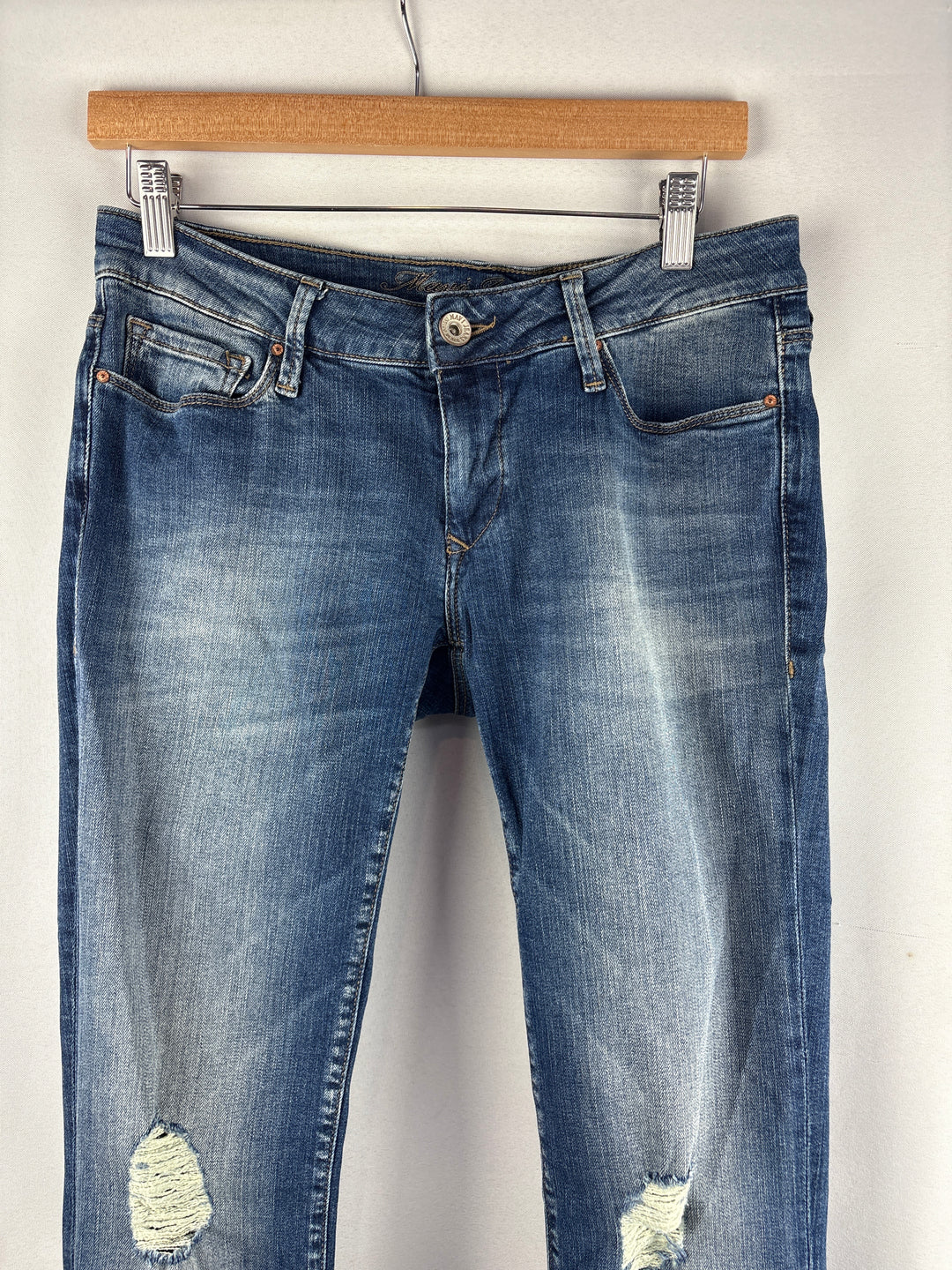 Women’s Mavi Size 27/32 Medium Wash Blue Skinny Jeans