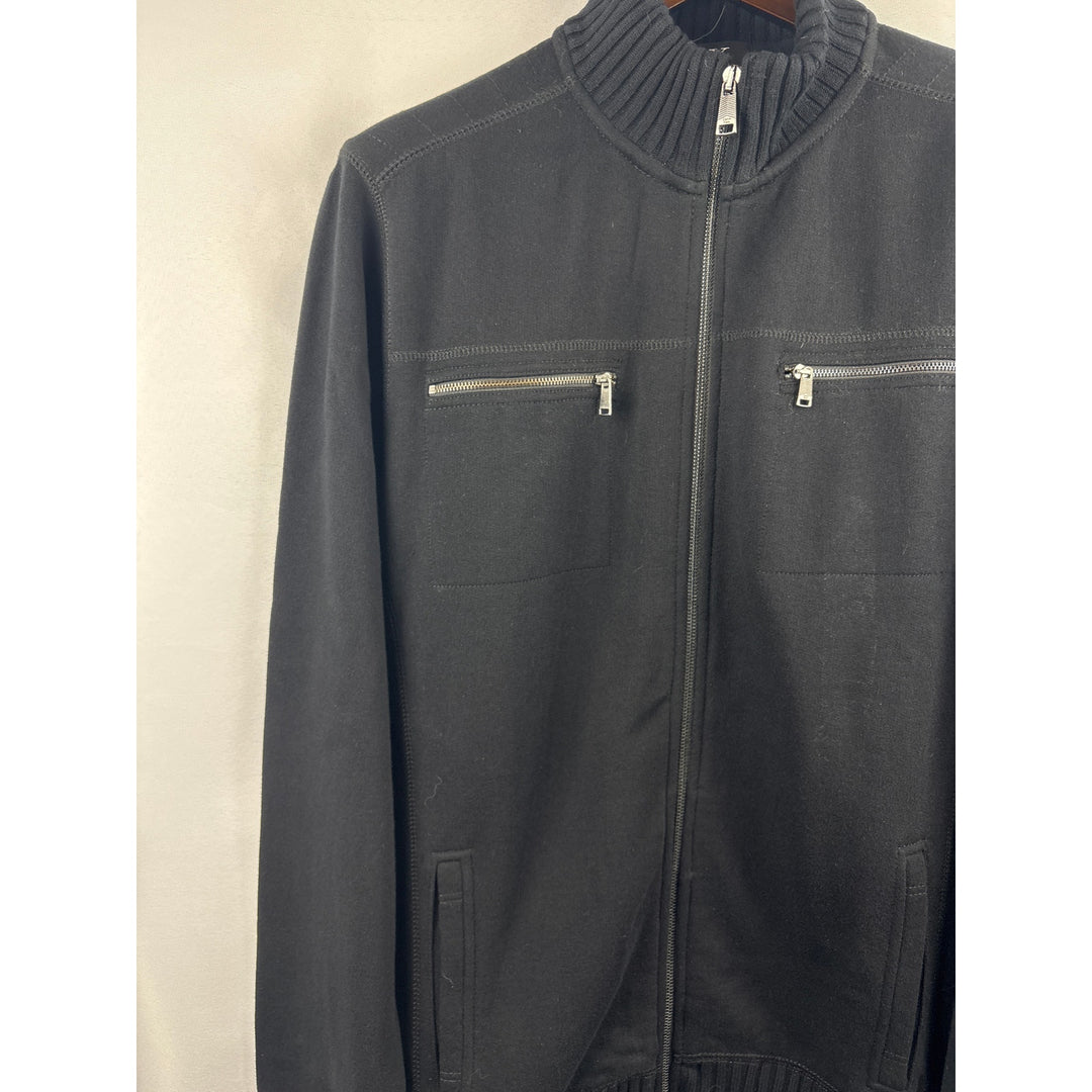 Women’s Calvin Klein Black Zip-Up Sweater