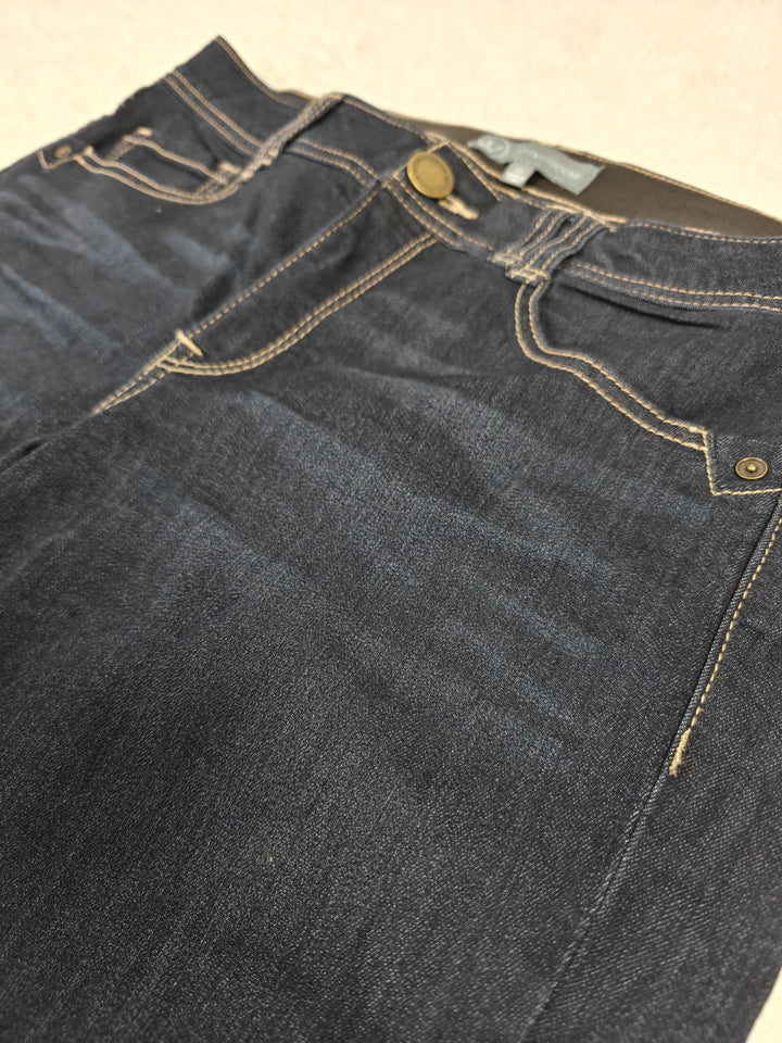 Wit And Wisdom Womens Dark Wash Bootcut Jeans Size 12