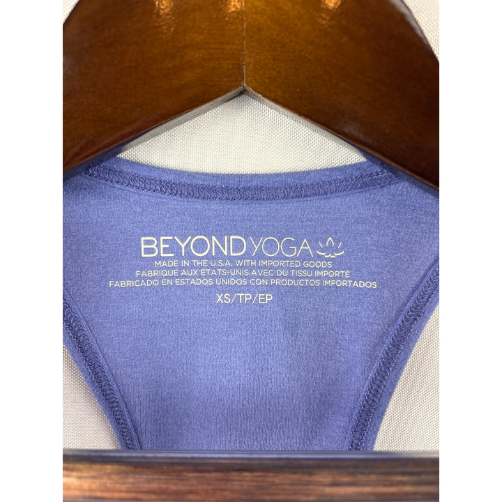 Women’s Beyond Yoga XS Periwinkle Sports Bra
