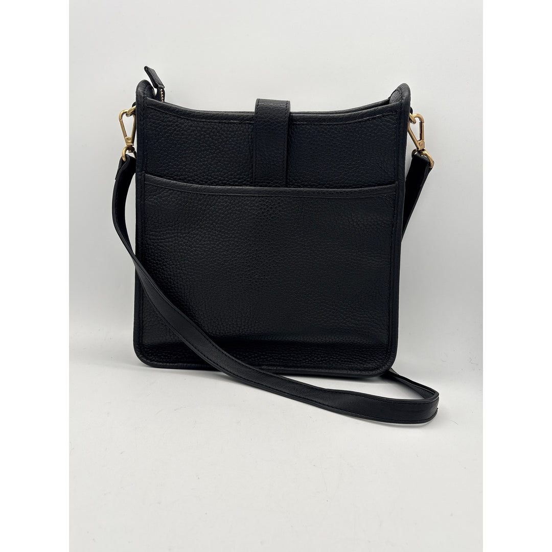 Women’s Gigi New York Black Leather Crossbody Purse