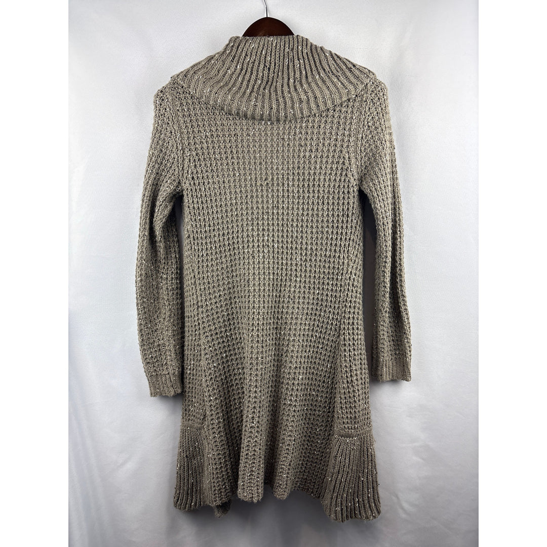 Women’s Sioni Small Dark Tan Knit Cardigan