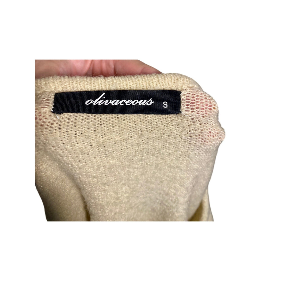 Women's Comfy Sweater Size S olivaceous