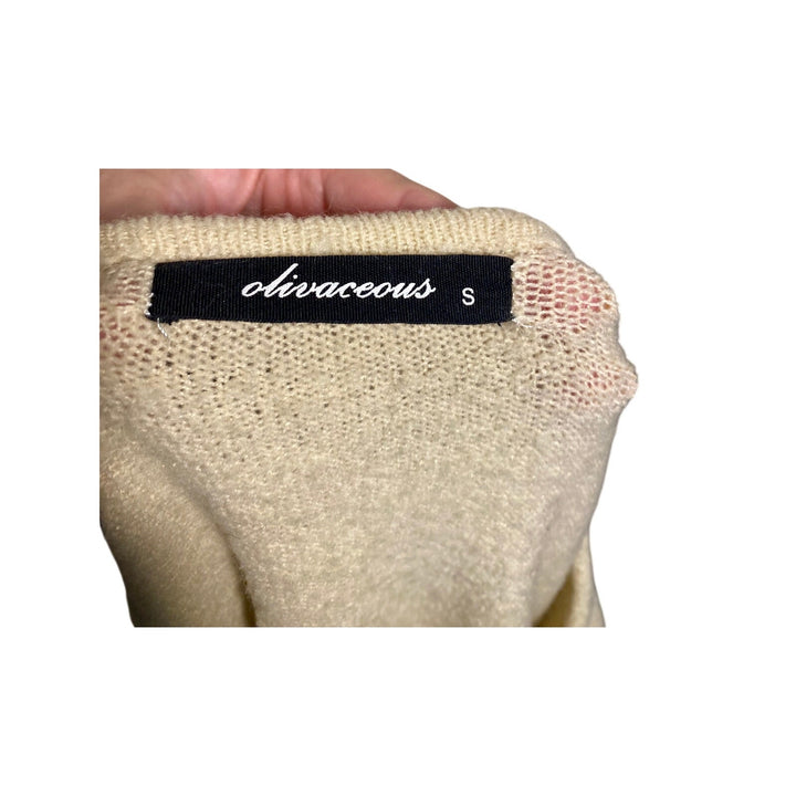 Women's Comfy Sweater Size S olivaceous