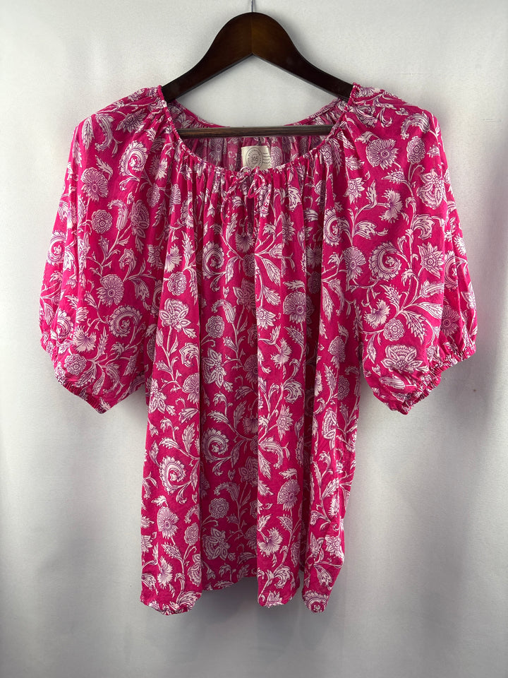 Women’s Destination 365 XL Hot Pink Paisley Blouse