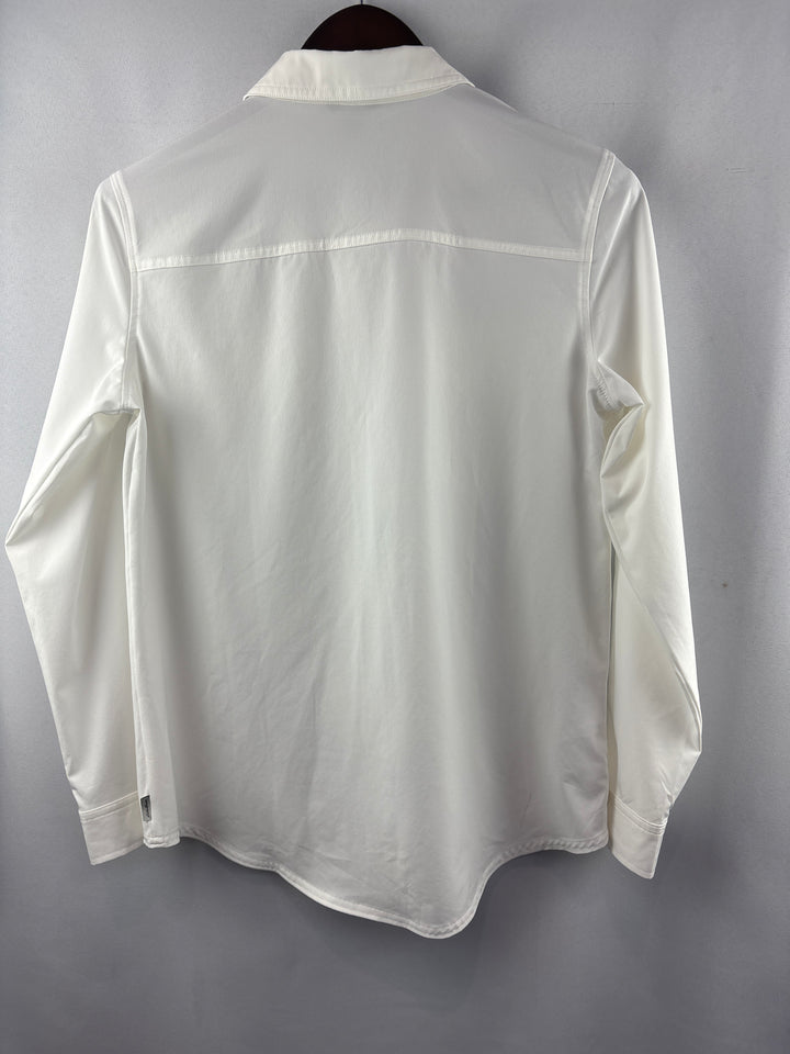 Women’s Eddie Bauer Small White Oversized Button Up