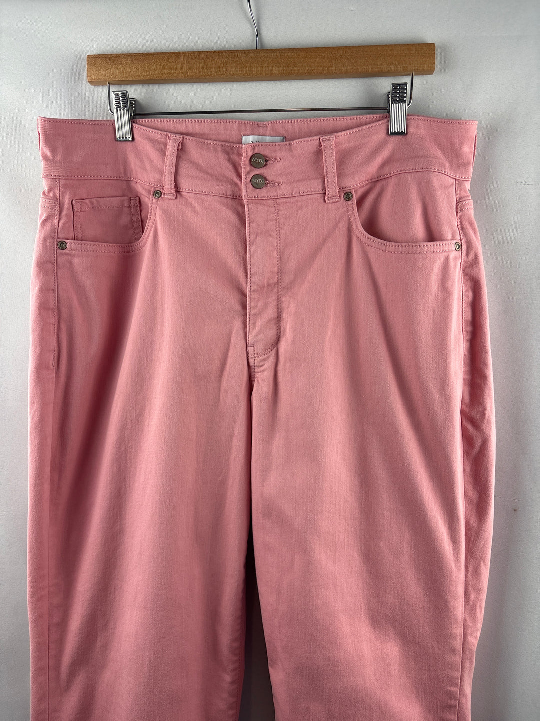 Women’s NYDJ Size 14W Bubblegum Pink Straight Leg Pants