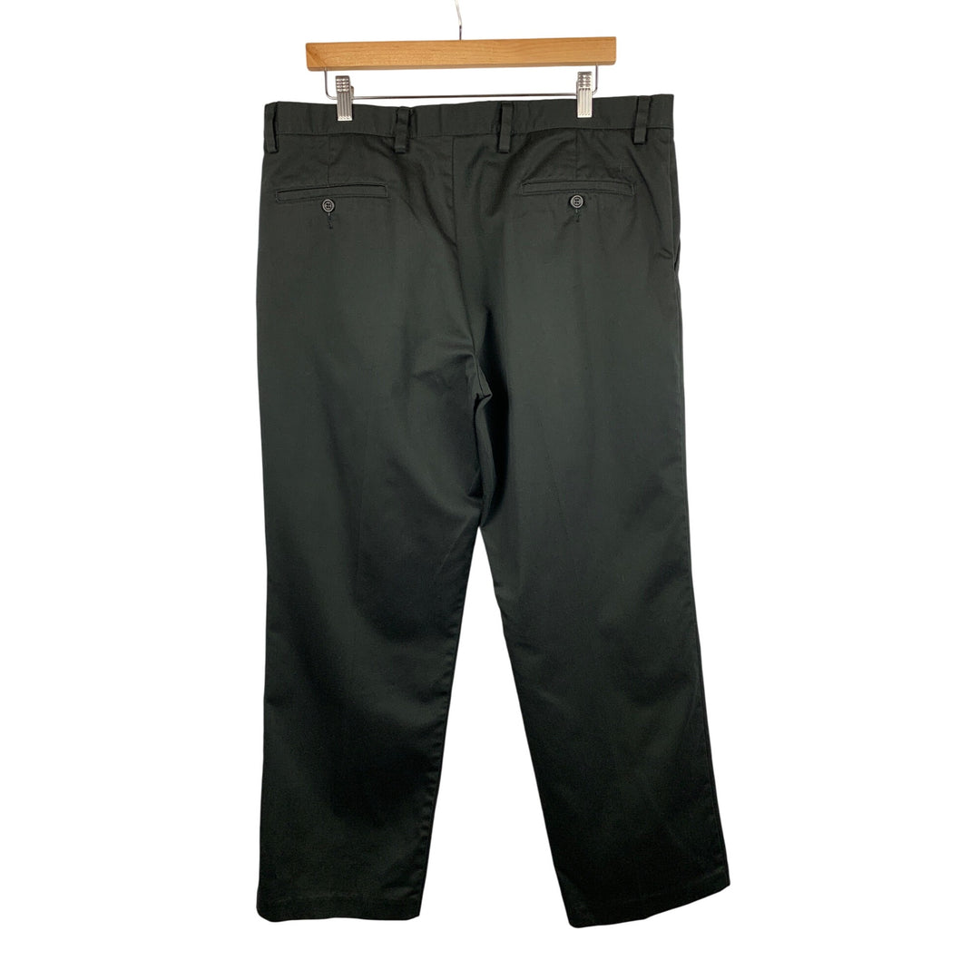 Dockers Mens D3 Classic Fit Black Chinos Size 38x30
