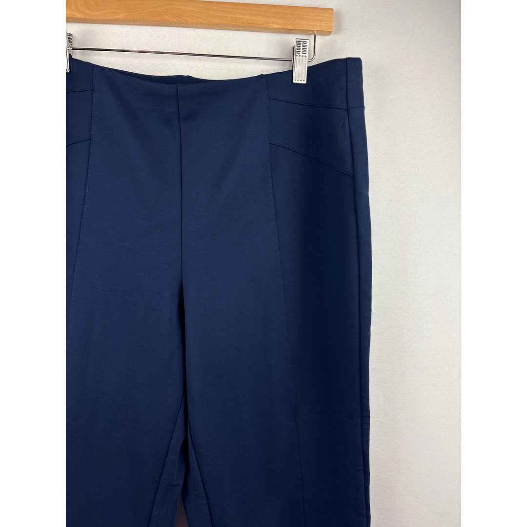 Women’s Susan Graver Large Navy Blue Spandex Slacks