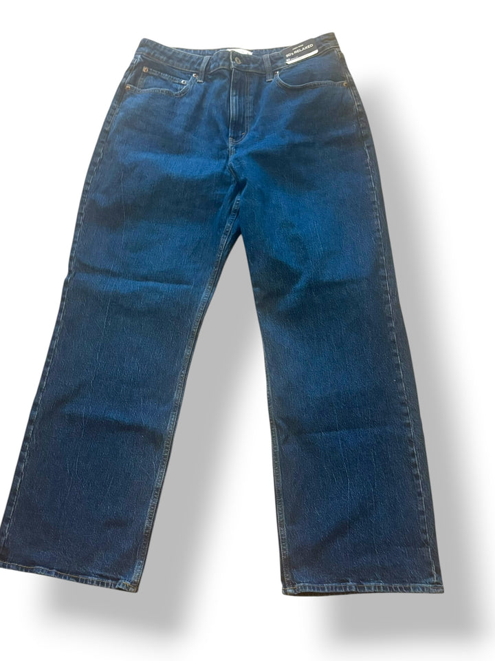 Abercrombie &amp; Fitch Curve Love 90s Relaxed Jeans Size 32 NWT High Rise Wide Leg