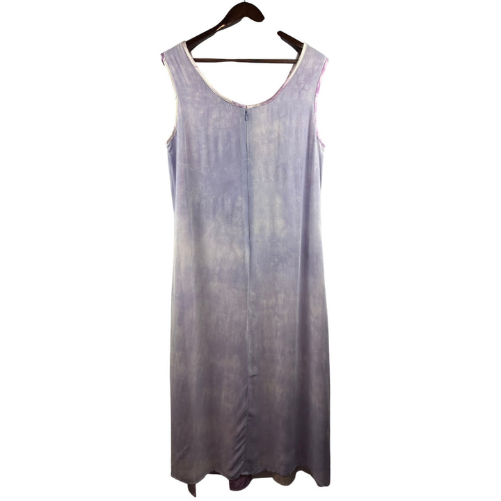 Women’s Elements Size 16 Satin Lilac Tie-Dyed Maxi Dress