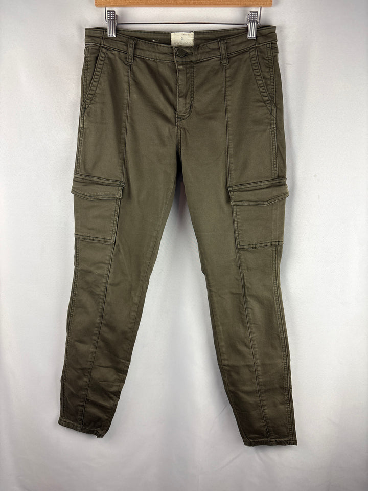 Women’s Caslon Size 28 Dark Olive Green Cargo Skinny Jeans