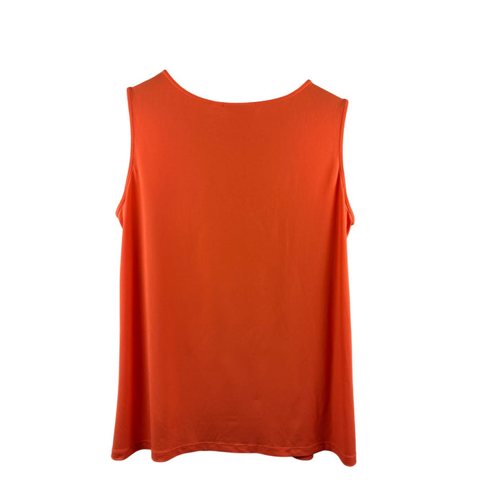 Women’s Susan Graver XL Bright Orange Tank Blouse