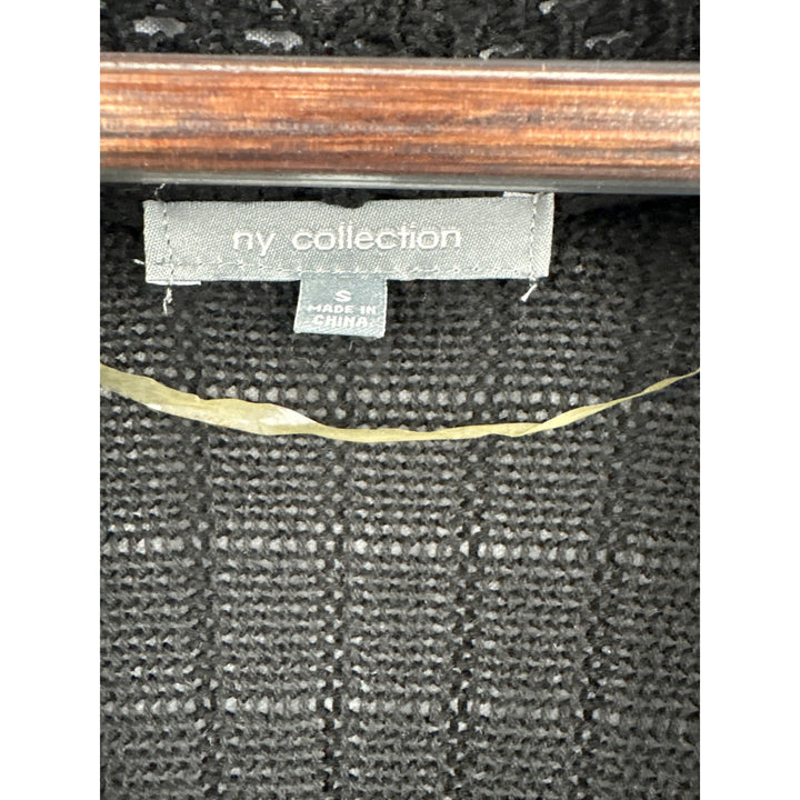 Women’s NY Collection Small Black Long Cardigan