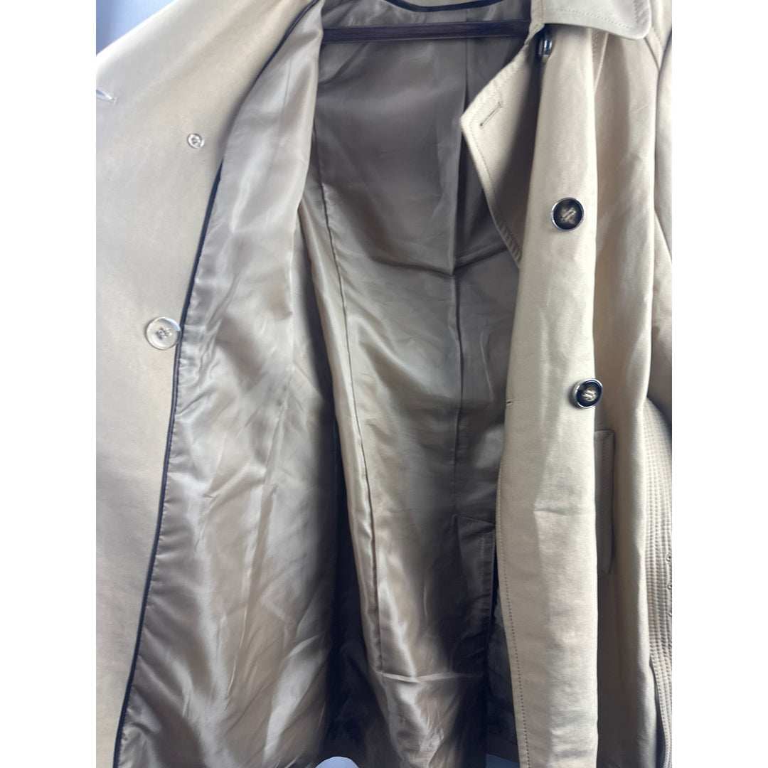 Women’s Kenneth Cole Mid length Beige Trench coat Size M